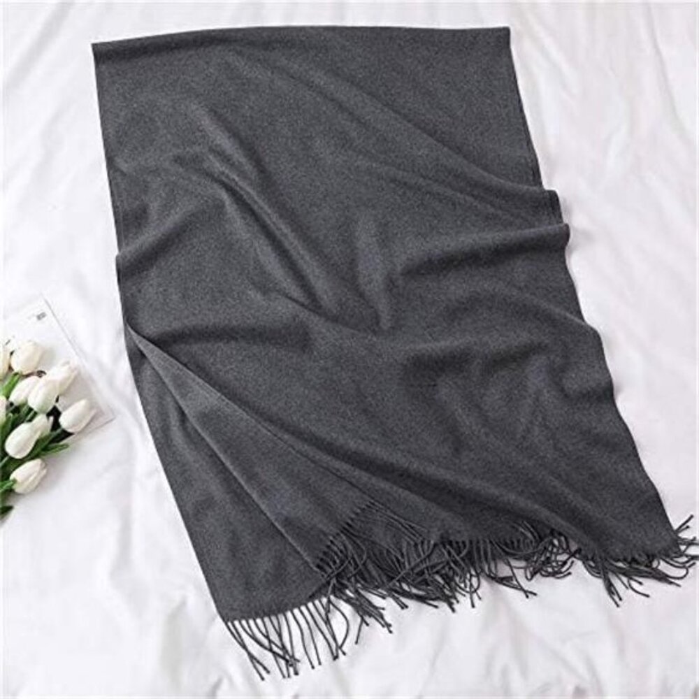 Shawls and Wraps Softable Scarf for Evening Dresses Wedding with Tassels - Picture 5 of 6
